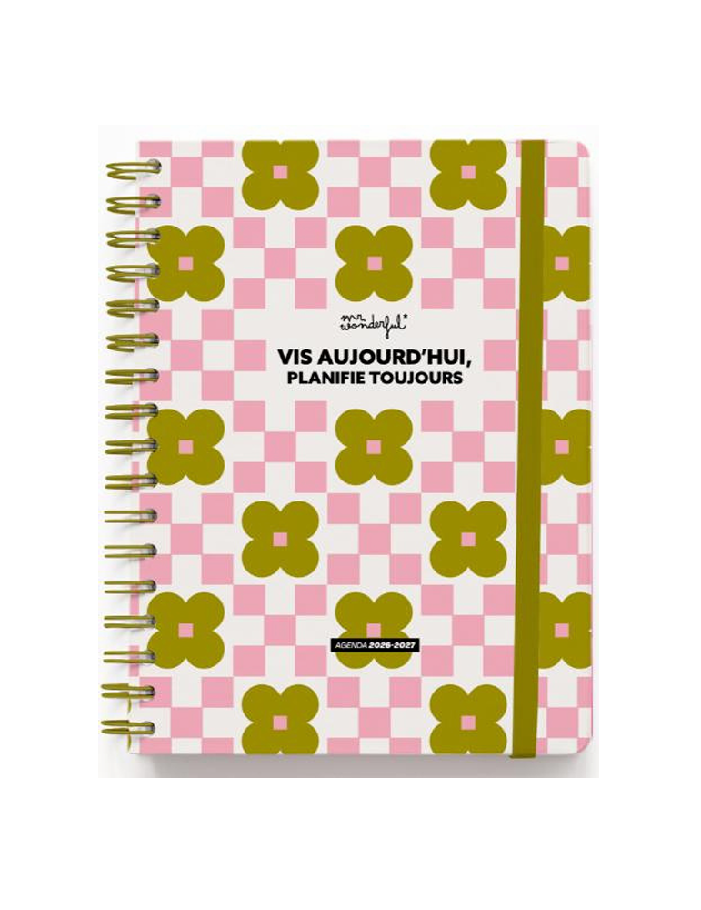 Agenda Mr. Wonderful 2026-27 Hebdomadaire Vis aujourd’hui, planifie to