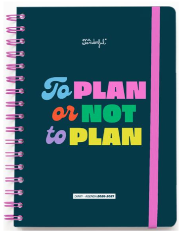 Agenda Basic 2026-27 Hebdomadaire To plan or not to plan