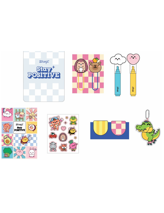 Kit pour décorer ton agenda Stay positive