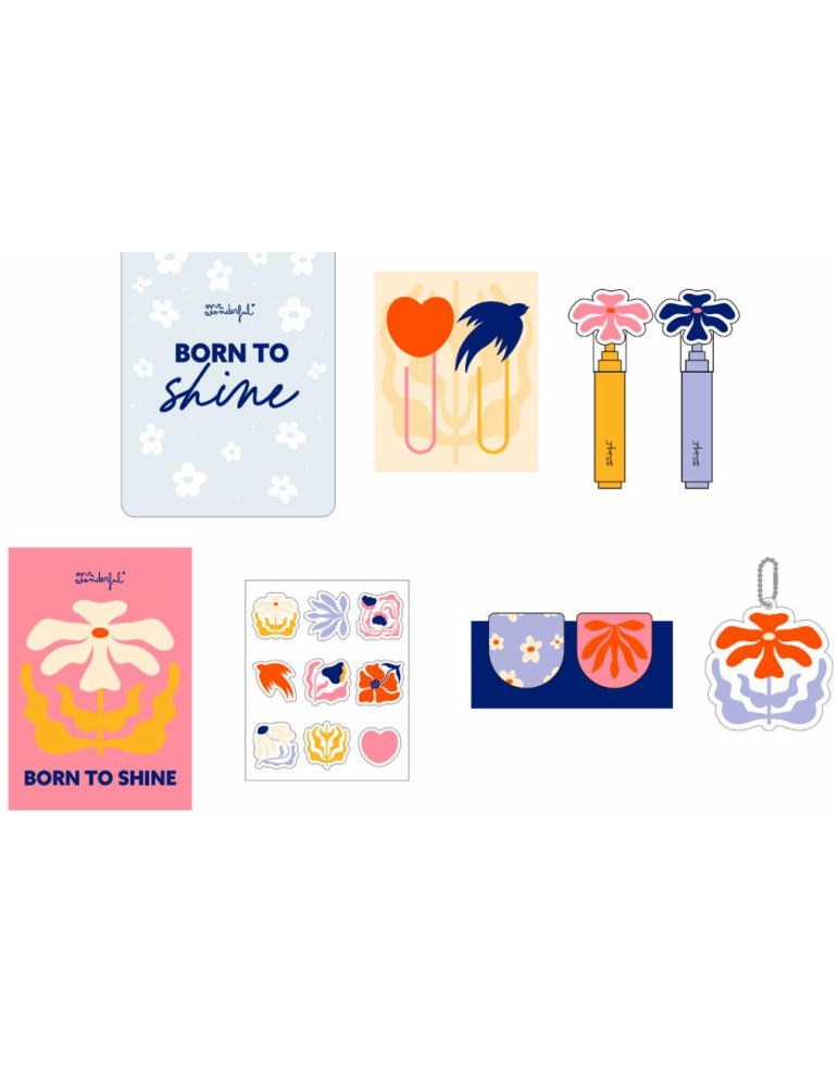 Kit pour décorer ton agenda Born to shine