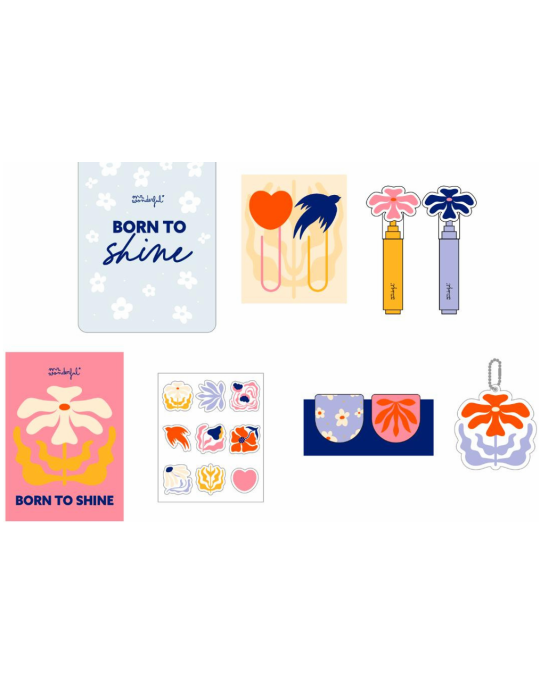 Kit pour décorer ton agenda Born to shine