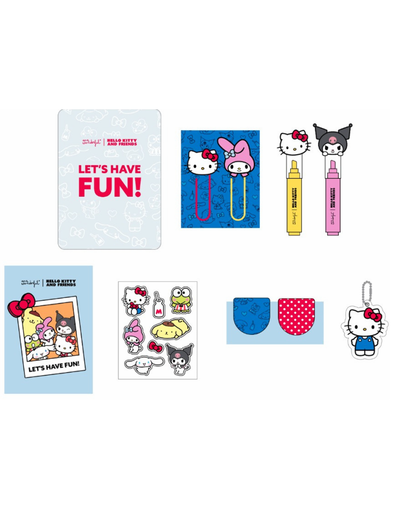Kit pour décorer ton agenda Hello Kitty & Friends Let's have fun!