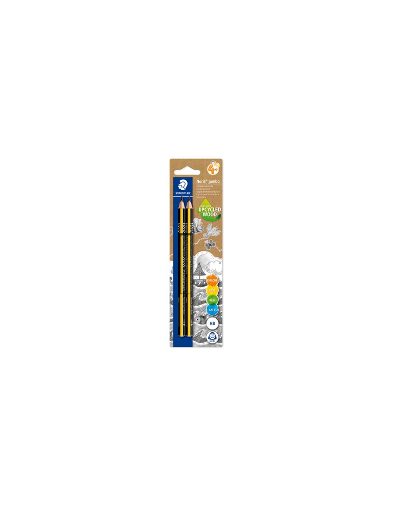 Noris Club jumbo potlood - blister 2 st