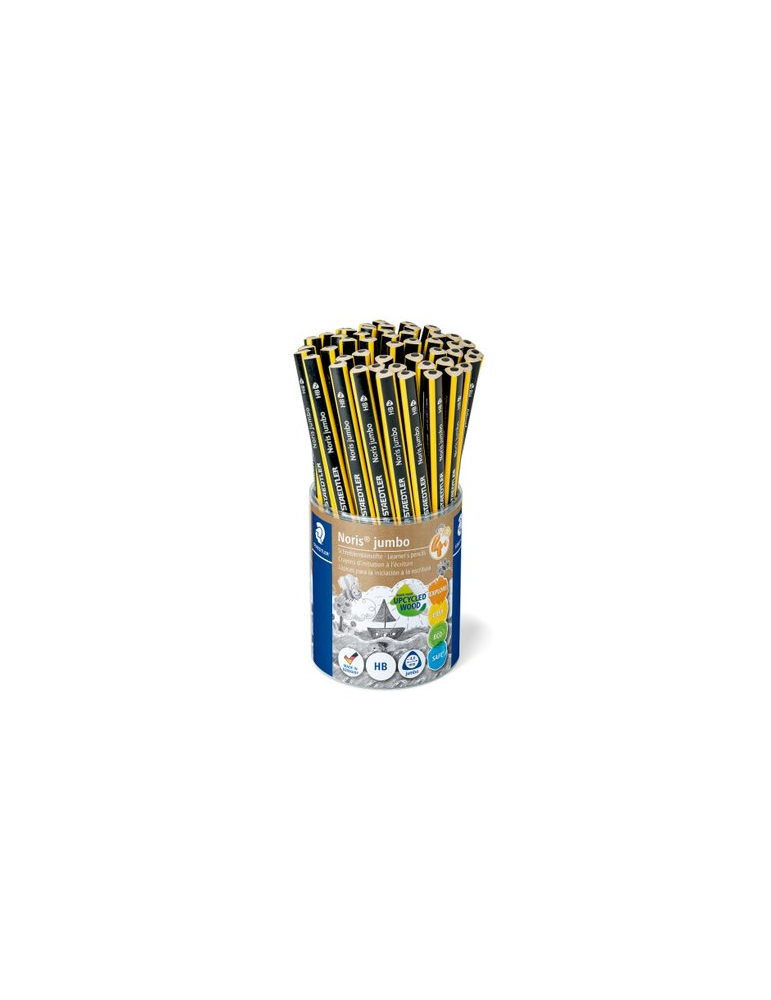 Noris jumbo driekantig potlood - display 48 st