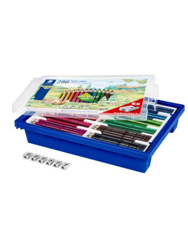 Noris colour crayon couleur triang. - display 288 pc