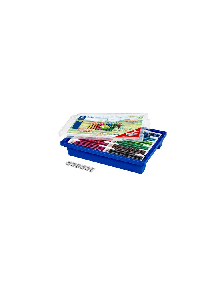 Noris colour crayon couleur triang. - display 288 pc