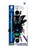 crayons de couleur - étui carton 12 pc cool & cute