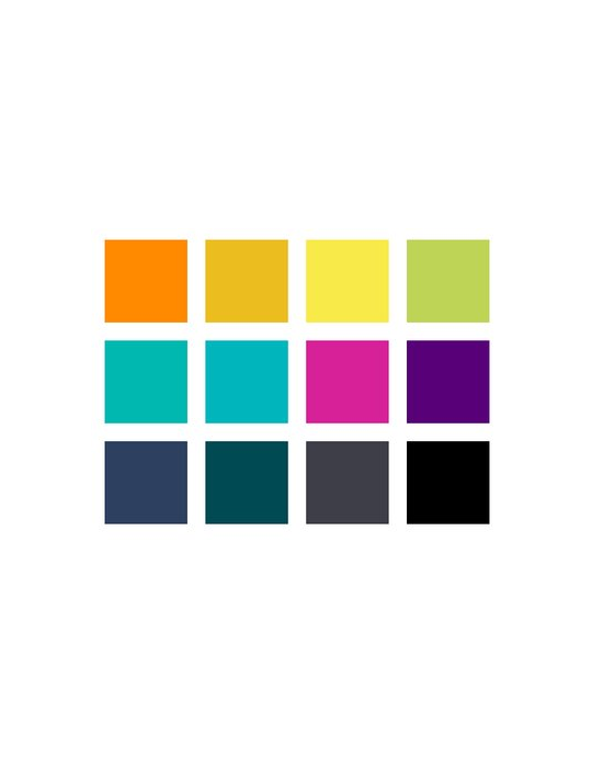 crayons de couleur - étui carton 12 pc cool & cute