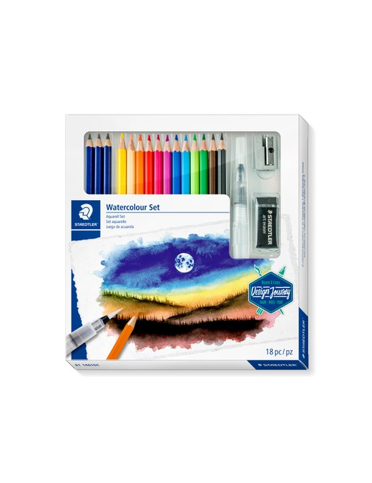 Mixed watercolour set (o.a. 100A/146 10C) DJ