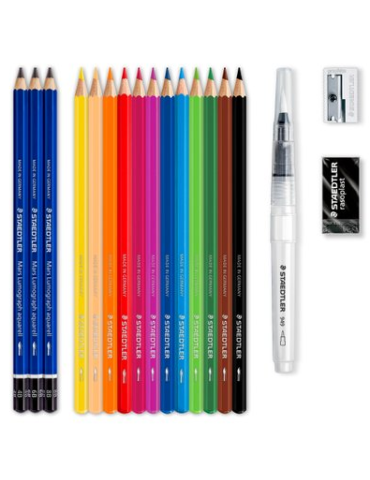 Mixed watercolour set (o.a. 100A/146 10C) DJ 2