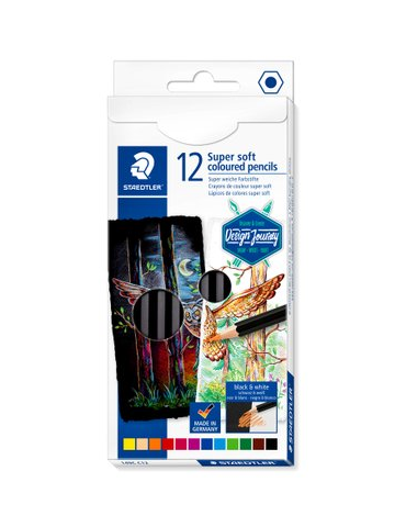 super soft kleurpotlood - set 12 st DJ