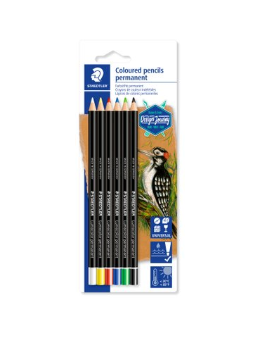 Lumocolor permanent glasochrom - blister 6 pc DJ