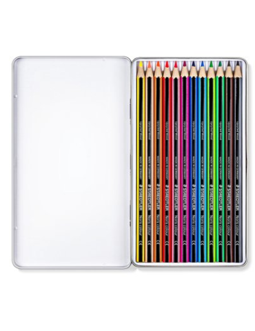Noris colour crayon de couleur - étui métal 12 pc 2