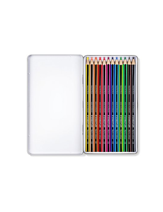 Noris colour kleurpotlood - metalen etui 12 st