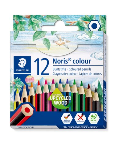 Noris colour crayon de couleur court - set 12 pc