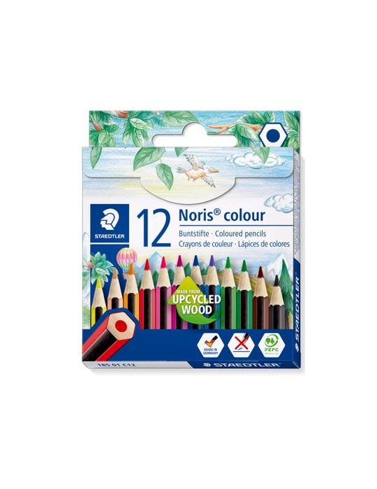 Noris colour korte kleurpotloden - set 12 st