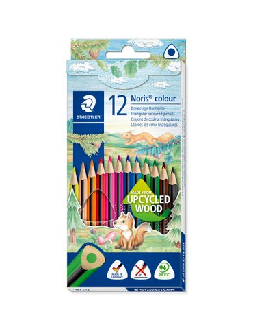Noris colour crayon couleur triang. - set 12 pc
