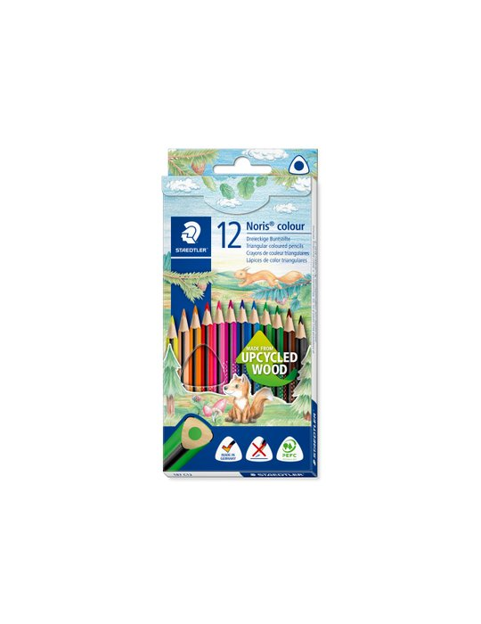 Noris colour driekantig kleurpotlood - set 12 st