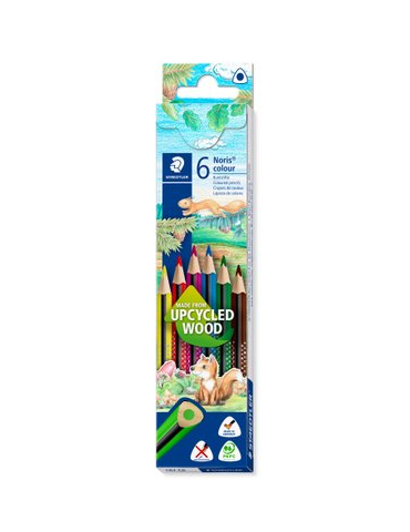 Noris colour crayon couleur triang. - set 6 pc