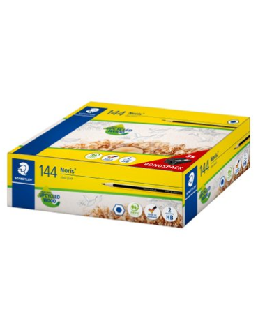 Noris crayon - display 144 pc + 3 taille-crayons