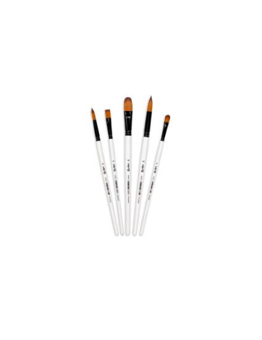 Darwi For You set de 5 pinceaux moyens - Blanc 2