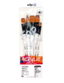 Darwi For You set de 5 pinceaux larges - Blanc