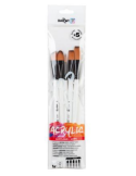 Darwi For You Set de 5 pinceaux moyens 3 - Blanc - New