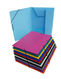 Farde à rabats + élastique A4 PP5 Assorti