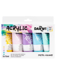 Darwi For You set de peinture acrylique - Pastels 5x75 ml - Assortimen