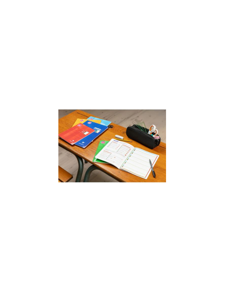 Bloc d'écriture spécial Dys encollé en-tête A4 100 pages détachables c