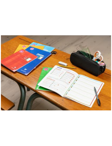 Bloc d'écriture spécial Dys encollé en-tête A4 100 pages détachables c 2