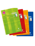 Cahier d'écriture piqué spécial Dys A4 48 pages cadre et lignes 4 coul