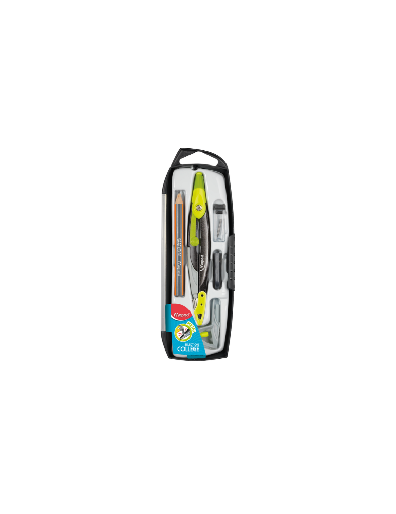 PEN passer - automatische vulling - assorti kleuren - in display