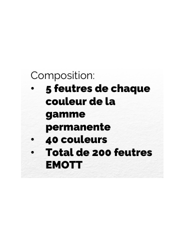 PRES. DE COMPTOIR VRAC EMOTT 200 FEUTRES 2
