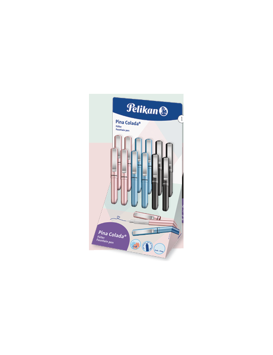 Présentoir Pina Colada 12 stylos-plume ass. M