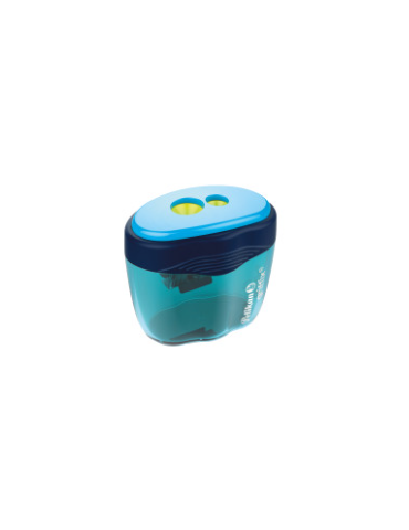 Présentoir Griffix GDAB 8 taille-crayons double bleu