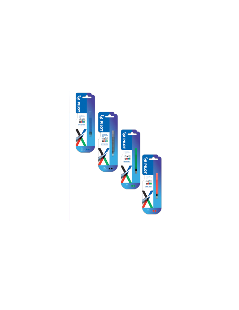 BLISTER 2 RECHARGES FRIXION BALL 4 COUL BLEU