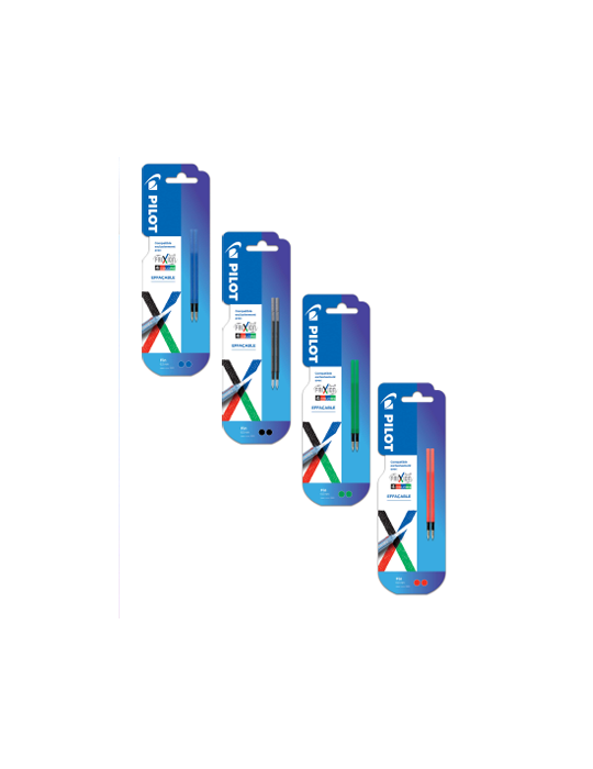 BLISTER 2 RECHARGES FRIXION BALL 4 COUL BLEU