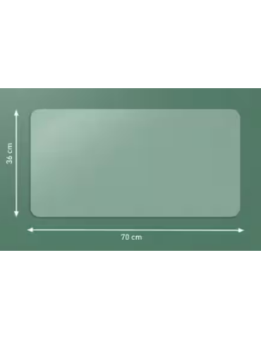 Leitz sous-main L 36x70cm mat transparant