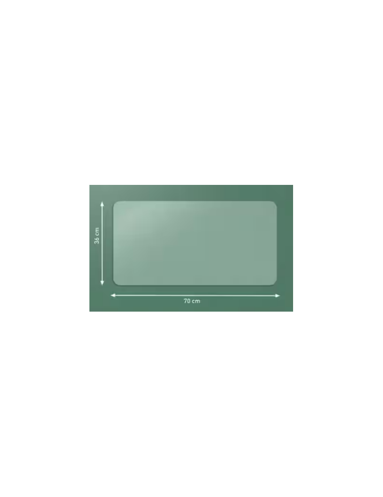 Leitz sous-main L 36x70cm mat transparant