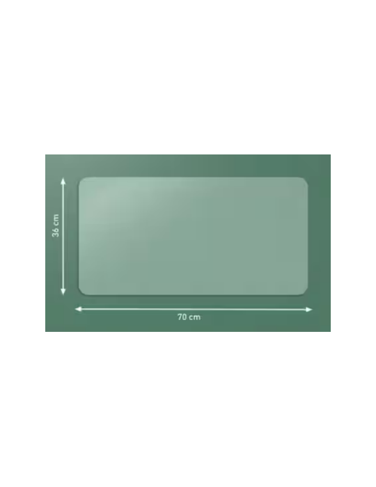 Leitz bureau-onderlegger PVCL 36x70cm mat transparant