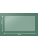 Leitz sous-main L 36x70cm mat transparant