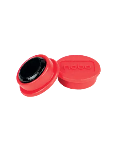 Nobo pack aimants 20mm rouge (8) Blister