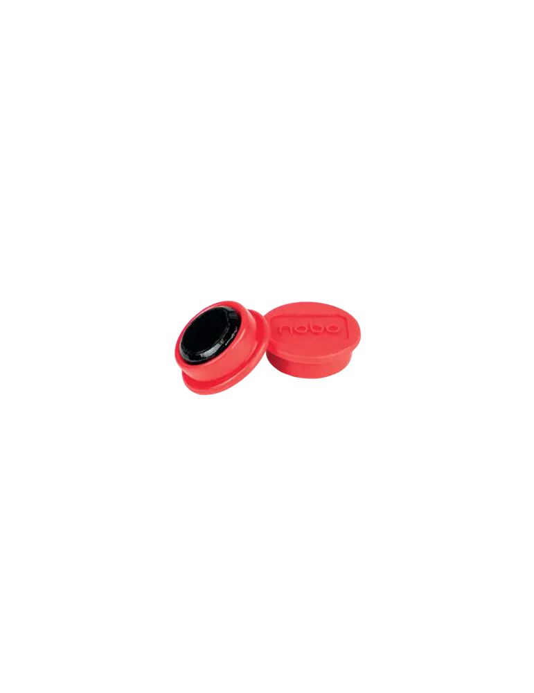 Nobo pack aimants 20mm rouge (8) Blister