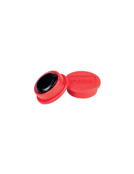 Nobo pack aimants 20mm rouge (8) Blister