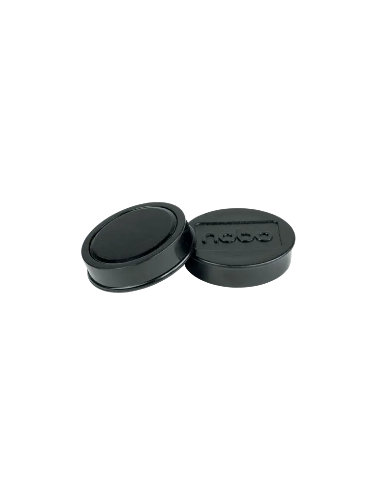 Nobo aimants 38mm noir (4) blister