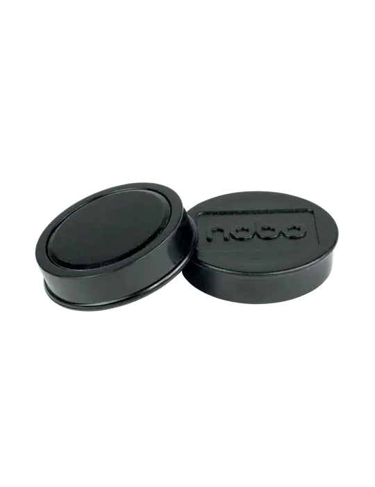 Nobo aimants 38mm noir (4) blister