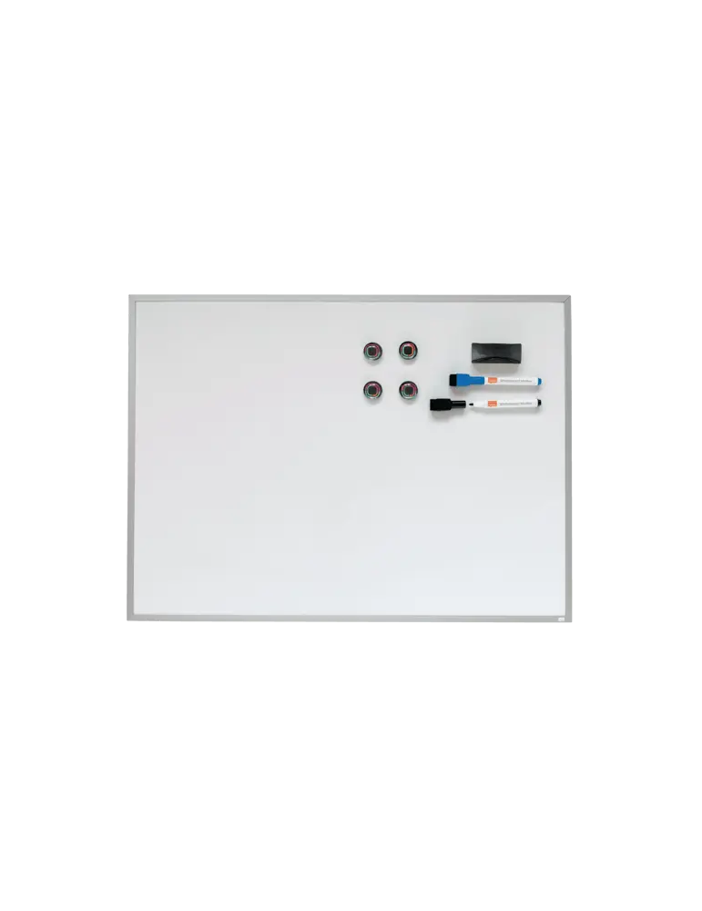 Nobo tableau blanc magnétique Cadre Alu. 58,5x43cm