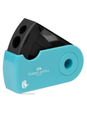 Puntenslijper Faber-Castell SLEEVE dubbel turquoise linkshandig