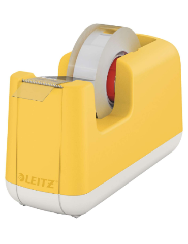 Leitz Cosy devidoir ruban adhésif inclu jaune chaud